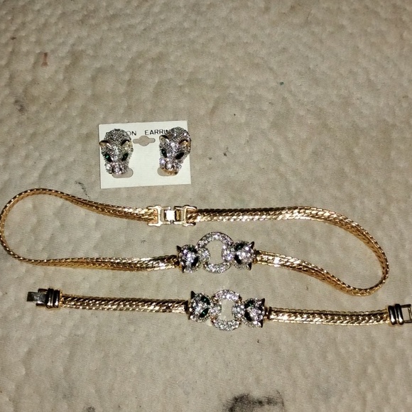 Antique costume jewelry set - Picture 1 of 3